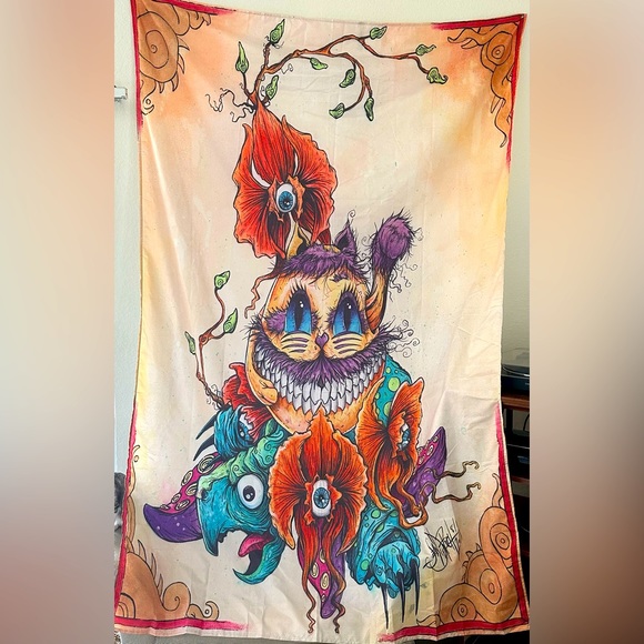 Cockpaw Tapestry by Sean Dietrich. 60” x 90” 5ft by 7.5 ft - Picture 1 of 5